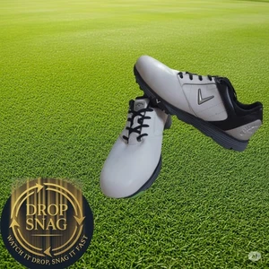 #664🎯 Callaway Men's Golf Shoes (UK 11): White Spiked Performance Footwear ⛳️👟 - Picture 1 of 9
