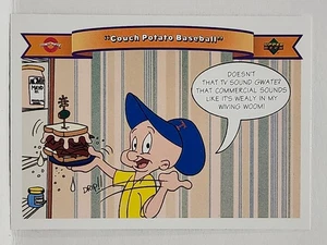 1991 Upper Deck Comic Ball 2 Couch Potato Baseball Elmer Fudd #42 - Picture 1 of 2