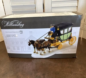 Accesorio Dept 56 Williamsburg Village CARTER COACH #4018973 - Imagen 1 de 7