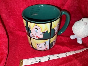 New Disney Store Tinkerbell Large Coffee Mug Green Tinker Bell Peter Pan - Picture 1 of 5