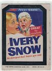 Vintage 1970'S Wacky Packages Ivery Snow Detergent Trading Card Tan Back