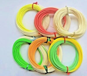 WF7 Floating Fly Fishing Lines Twin Colour for Fishing Reel - Picture 1 of 1