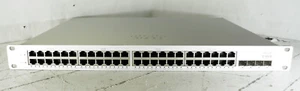 Cisco Meraki MS220-48FP-HW Cloud Managed 48-Port Gigabit PoE Switch (Unclaimed) - Afbeelding 1 van 8