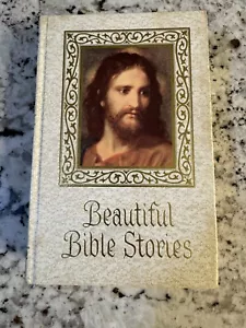 Vintage Beautiful Bible Stories Book - Roney, Rev. Charles - Hardcover - Good - Picture 1 of 9