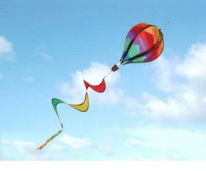 HEISSLUFTBALLON SPINNER TWISTER WINDSOCKE für FLAGGENSTANGE Wohnwagen Camping Garten - Bild 1 von 1