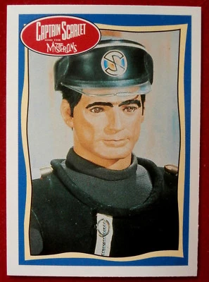 CAPTAIN SCARLET - Card #52 - Captain Black - Topps, 1993, Gerry Anderson - Image 1 of 2
