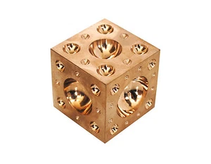 Proops 2.5" Jewellers Solid Brass Doming Dapping Forming Block. M9287 - Picture 1 of 1