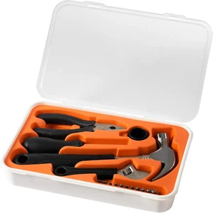 IKEA FIXA TOOL KIT 17-PIECE SET HOME DIY BOX HAMMER PLIERS ADJUSTABLE WRENCH ETC - Picture 1 of 2