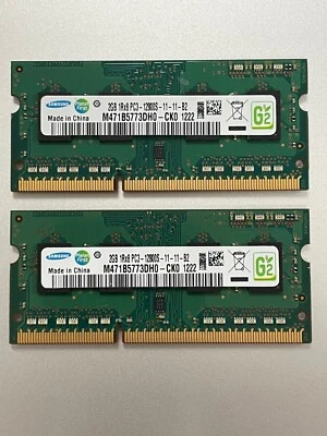 PC3-12800 2 x 2 GB SO-DIMM RAM  - Image 1 of 3