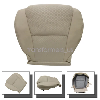 For 2009 Lexus GS300 350 GS460 450h Driver Side Bottom Leather Seat Cover Tan - Image 1 of 4