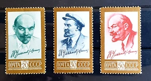 Russia USSR 1961 Lenin Sc#2483-2485 MH - Picture 1 of 1