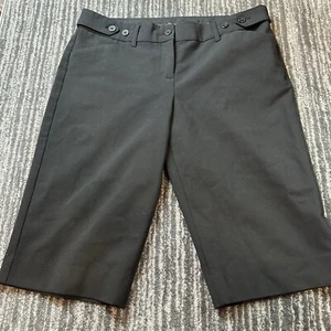 Express Bermuda Shorts Womens 2 Design Studio Editor Black Dressy Career EUC - Picture 1 of 8
