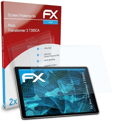 atFoliX 2x Pellicola Protettiva per Asus Transformer 3 T305CA chiaro - Immagine 1 di 4