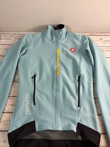 Castelli Perfetto Gore Windstopper Wind/Waterproof Jacket Blue Extra Small - Picture 1 of 11