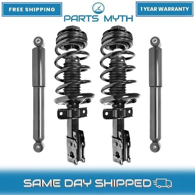 Novo pacote completo de apoio de suspensão dianteiro e amortecedor traseiro para 2003-2007 Saturn Ion - Imagem 1 de 2