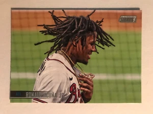 2021 Topps Stadium Club Ronald Acuna Jr. - Atlanta Braves #57 - Picture 1 of 4