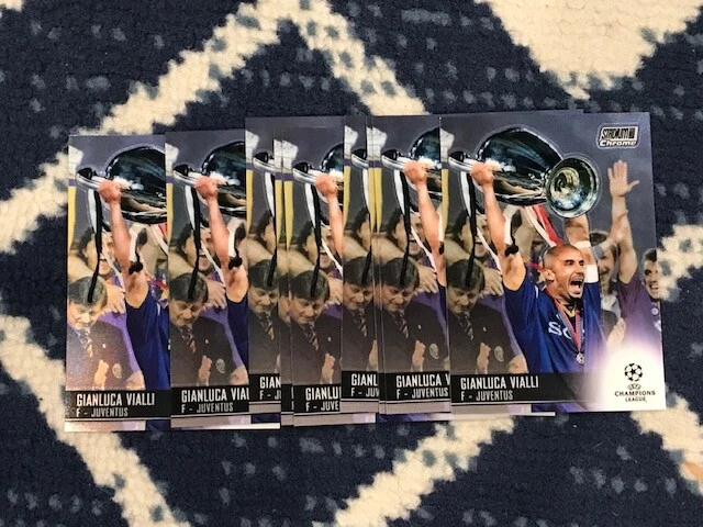 Lot (9) GIANLUCA VALLI 2020-21 Topps Stadium Club Chrome UEFA Champions card #24 - Image 1 of 1