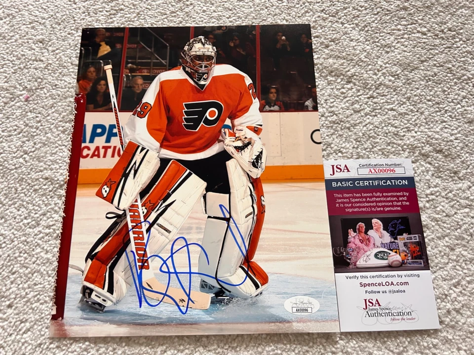 Ray Emery signed photo 8x10 JSA COA autographed Philadelphia Flyers - Image 1 of 3