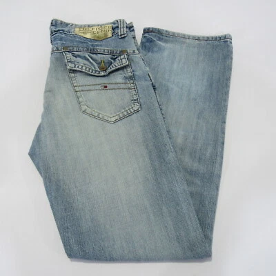 Hilfiger Denim Medidor Hombre Calce Regular Pierna Recta Azul W 30 / L32 REF (M17567 Foto 1 de 4