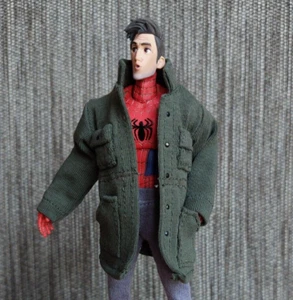 Chaqueta hecha a mano 1/12 para figura de acción Peter B Parker de Mafex (No.109) (sin figura) - Imagen 1 de 5