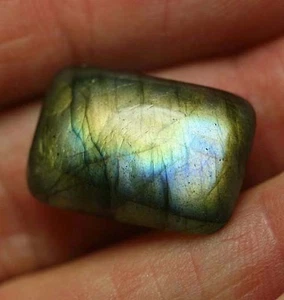 Labradorit,Rainbow 20x13 Baguette 17,0 Ct!!!Top Brillant!!! - Foto 1 di 1
