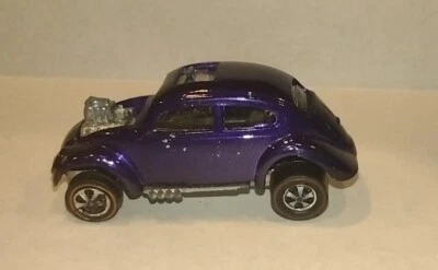 Vintage Mattel Hot Wheels Redline Custom Volkswagen. Color Metallic Purple. - Image 1 of 4