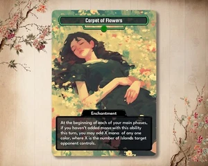 Carpet of Flowers #2 - High Quality Custom Card [ Alternative Custom Art ] - Picture 1 of 1