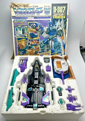 Transformers G1 D-307 Takara Masterforce Decepticon God Master Overload Victory Foto 1 de 4