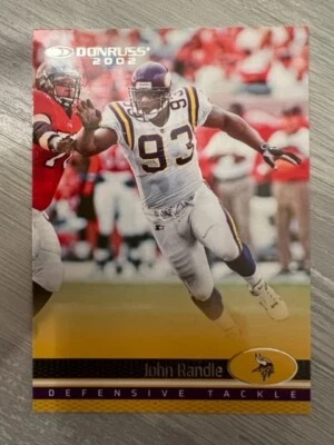 2022 Panini Donruss John Randle ( Minnesota Vikings ) 2002 Insert #37 - Image 1 of 2