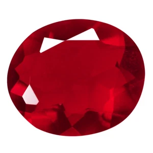 1.33 Ct Resplendent Perfect Oval 9.7 x 7.7 MM Red Ethiopia Natural Fire Opal - Picture 1 of 5