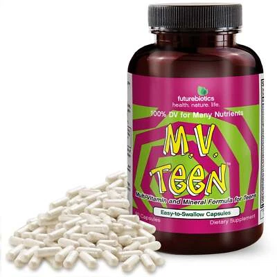 Futurebiotics M.V (Multivitamin) Teen, 90 Vegetarian Capsules - Image 1 of 4