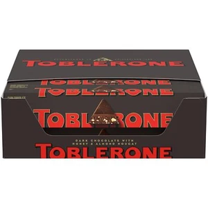 Toblerone Dunkle Schokolade Tafel mit Honig und Mandelnougat, 20 - 3,52 oz Riegel - Bild 1 von 20