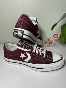 Converse Star Player 76 OX Burgundy Unisex Casual Shoes A08116C - Size M7/ W8.5 - Picture 1 of 11
