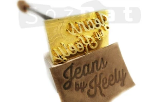  Leather Branding Iron Custom Leather Stamps Leather Tools Leather Stamp  - Picture 1 of 5