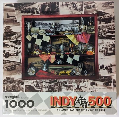Rompecabezas sellado Springbok INDY 500 1000 piezas coche de carreras Indianapolis PZL6175 Foto 1 de 4