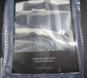 DKNY Standard/Queen Sham 100% Cotton Shell 20 x 30 - Picture 1 of 5