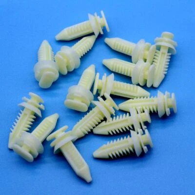 20X Clips de panel de moldura de puerta para camioneta GM Chevrolet Silverado 1500 C3500 GMC Chevy Foto 1 de 4