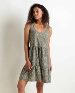 Toad & Co North Shore Vine Print Sunkissed Sunsana SL Dress Women's XS NWT - Picture 1 of 2