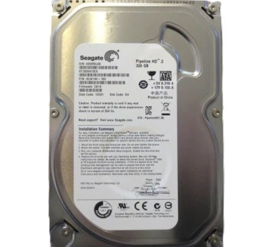 ST3320413CS PN: 9GW14C-160 FW:CA14 (6VV) Site:SU China 320gb 3.5" Sata FEB/2013 - Image 1 of 3