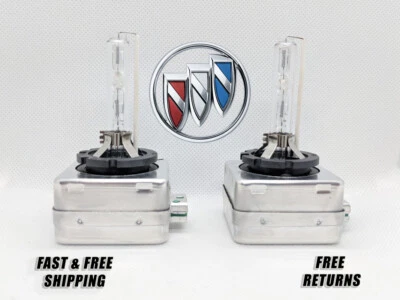 6000K Bright White HID Xenon Headlight Bulb for Buick Cascada 2016-2018  H/L - Image 1 of 2