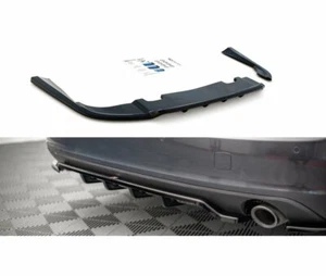 Difusor CUP NEGRO para Volvo V90 MK2 parte trasera Rear Splitter ABS - Imagen 1 de 7