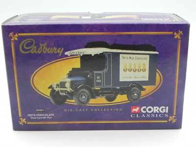 Corgi Classics Thorneycroft Van FRY'S Chocolate vintage die cast MIB 09001 - Immagine 1 di 3