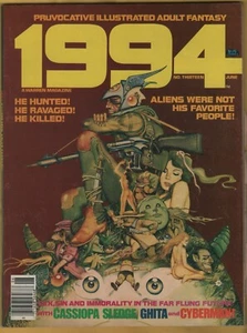 1994 #13 PRUVOCATIVE ILLUSTRATED ADULT FANTASY MAGAZINE VF+ JOSE BEA WARREN PUB - Picture 1 of 4