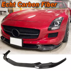 Alerón delantero de carbono labio delantero parachoques labio para Mercedes SLS AMG C197 - Imagen 1 de 13