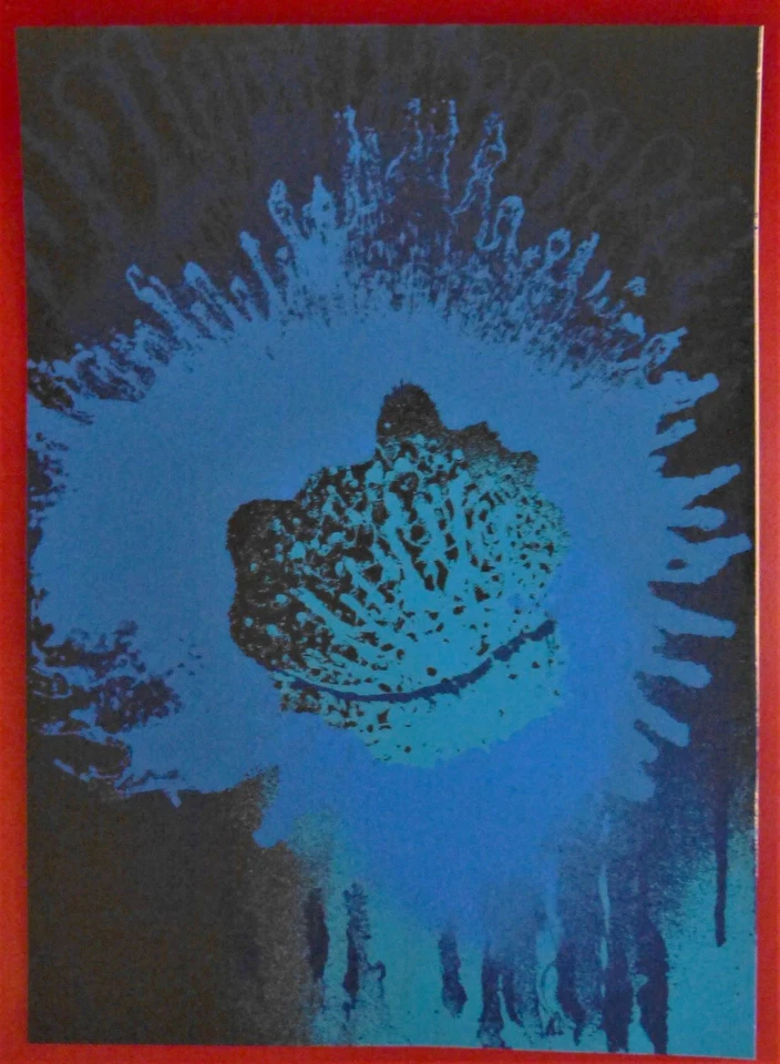 Otto Piene  " BLUE SUN " Serigraphie - Siebdruck 1977 - Bild 1 von 1