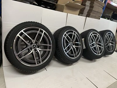 Original Mercedes W213 E43 E53 19"AMG Winterräder A2134016700 A2134016800 NEU - Bild 1 von 4