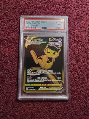 Mew Vmax TG30/TG30 Lost Origins PSA 9 - Image 1 of 2