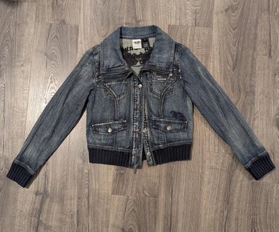 Harley Davidson Woman’s Jean Jacket size Medium Vintage - Image 1 of 4