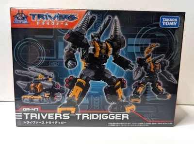 Figura de acción Diaclone DA-47 Trivers Tridigger 3 modos Mecha Takara Tomy Foto 1 de 2