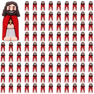 100 Pcs Jesus Toys Little Tiny Small Baby Jesus Figurine Doll to Hide and See... - Picture 1 of 6